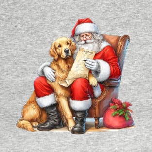 Making a List - Golden Retriever T-Shirt